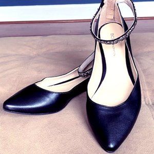 BCBGeneration Flats with Ankle Strap